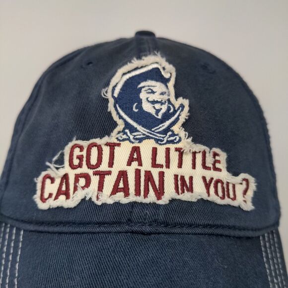 Captain Morgan Rum Mens Hat Blue OSFA Strapback Captain in You Embroidered Logo - Picture 4 of 12